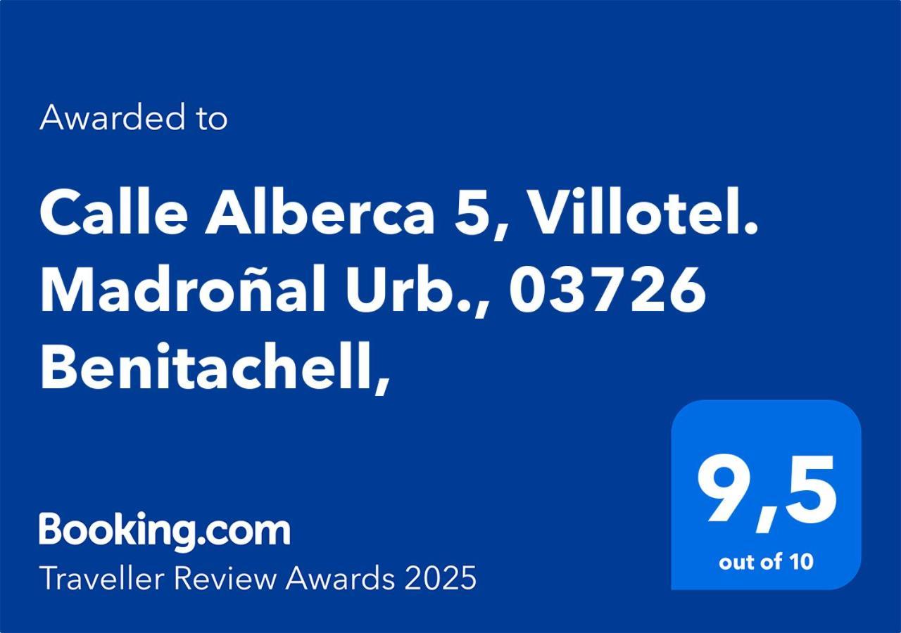 טאולאדה Calle Alberca 5, Villotel. Madronal Urb., 03726 Benitachell, מראה חיצוני תמונה